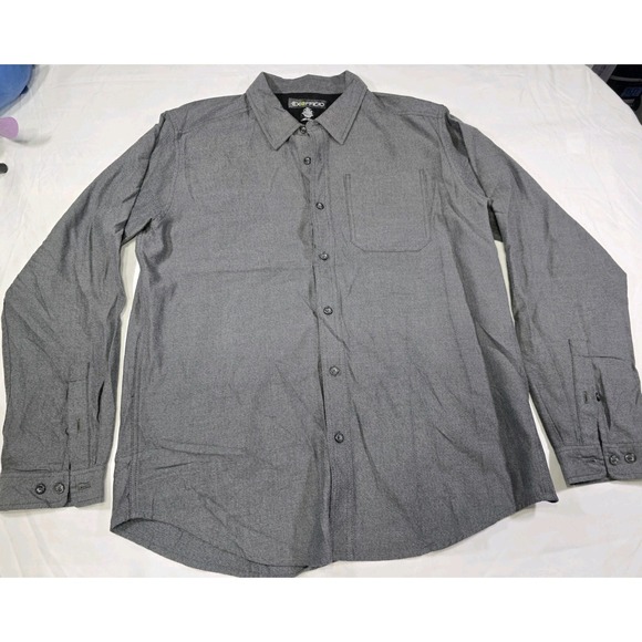 Exofficio Men's Shirt Grey Long Sleeve Size XL - Picture 1 of 8